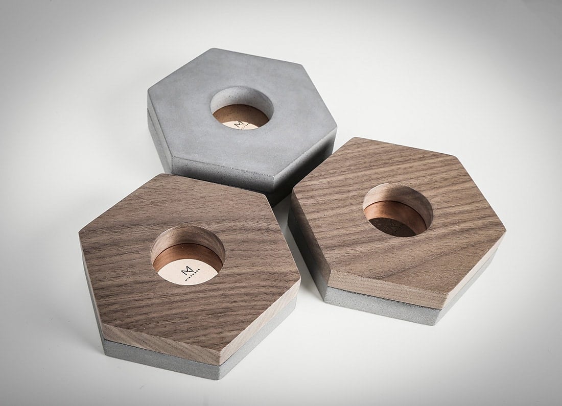 Interjero detalės, verslo dovanos – Žvakidžių komplektas MTH2S – Minshape Interjero detalės, verslo dovanos - Žvakidžių komplektas MTH2S - Minshape